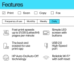 Laser Printer HP LaserJet M110w USB 2.0 Bluetooth WiFi 7MD66F - Image 8