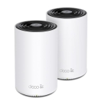 TP-LINK Wireless Router|TP-LINK|Wireless Access Point / Router|2-pack|5400 Mbps|Mesh|Wi-Fi 6e|3x10/100/1000M|Number of antennas 4|DECOXE75(2-PACK)