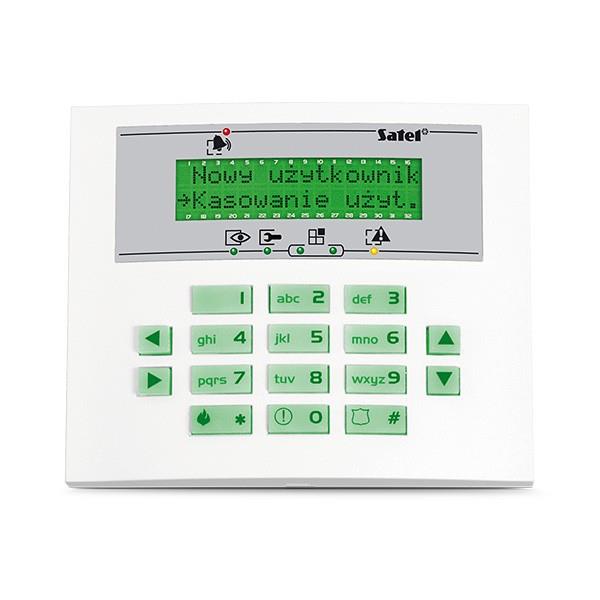 51912 KEYPAD LCD S-TYPE /INTEGRA/GREEN INT-KLCDS-GR SATEL - Image 1
