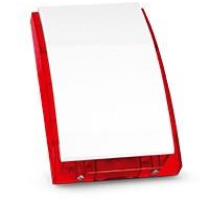 SATEL SIREN OUTDOOR W/METAL SHIELD/RED SP-4001R SATEL