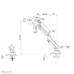 MONITOR ACC DESK MOUNT 17-49"/DS70PLUS-450BL1 NEOMOUNTS - Image 18
