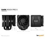 CPU COOLER S_MULTI/DARK ROCK PRO 5 BK036 BE QUIET - Image 9