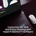 MOUSE USB OPTICAL HYPERX PF/HAS2 MINIWL WHT 7D389AA HYPERX - Image 3