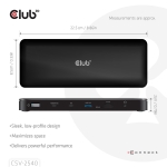 NB ACC DOCKING STATION 14IN1/USB-C 150W CSV-2540 CLUB3D - Image 10