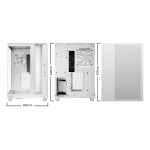 Case BE QUIET ATX/micro ATX/Mini-ITX White Midi Tower PC BGW86 - Image 2