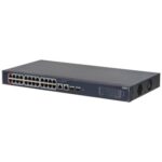 DAHUA Switch|DAHUA|DH-SG4028LP|26xGigabit Ethernet (copper) ports quantity|2xSFP module slots quantity|4xPower over Ethernet (PoE) ports quantity|Total Power over Ethernet (PoE) budget 240 W|SG4028LP