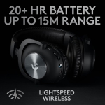 HEADSET GAMING G PRO X WRL/BLACK 981-000907 LOGITECH - Image 7