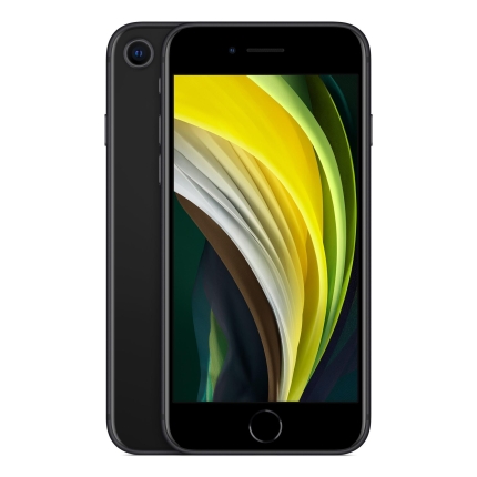 REFURB. PHONE IPHONE SE 2020/64GB BLACK GRADE A RENEWED