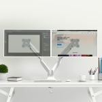 MONITOR ACC DESK MOUNT/13-32" WHITE G200-W ONKRON - Image 2