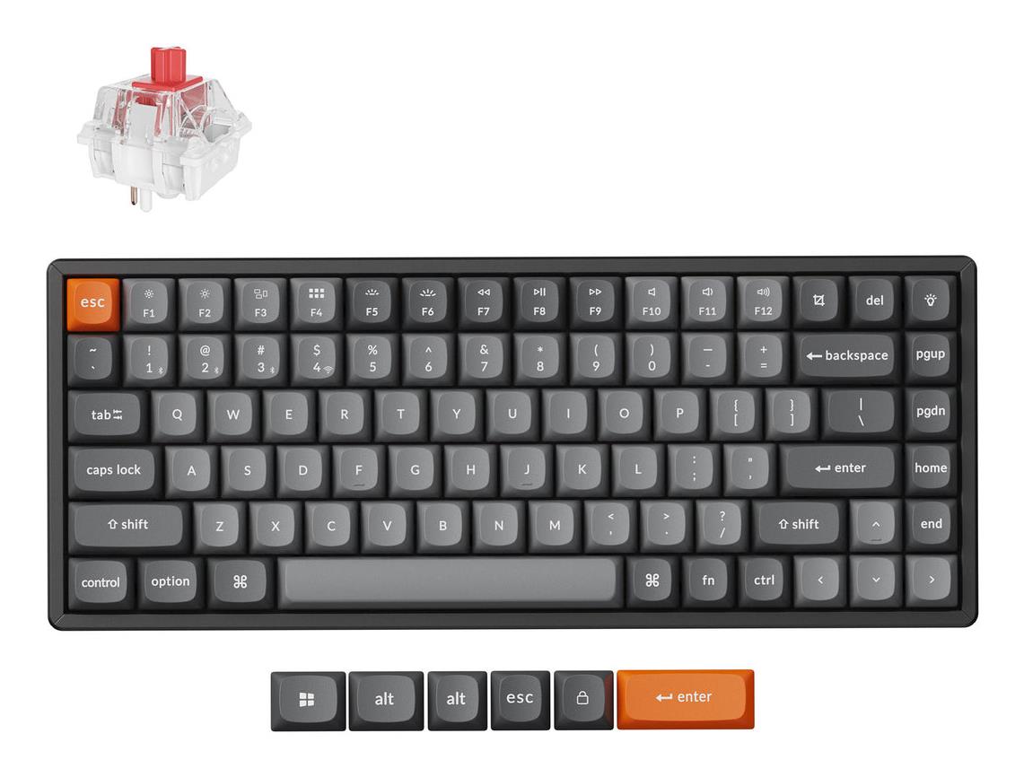 624100ff-d8ec-4570-b381-68f68cc3a7e7 KEYBOARD WRL K2 MAX RGB/BLACK K2M-J1 KEYCHRON - Image 1