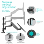 MONITOR ACC DESK MOUNT/13-32" BLACK G140-B ONKRON - Image 7