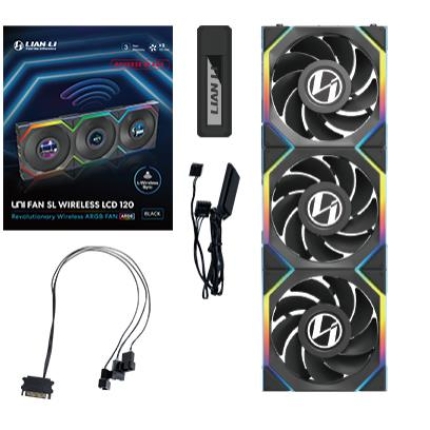 CASE FAN 120MM/G99.12RSLLCD1W3B.00 LIAN LI