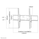TV SET ACC WALL MOUNT BLACK/60-100" LFD-W2000 NEOMOUNTS - Image 7