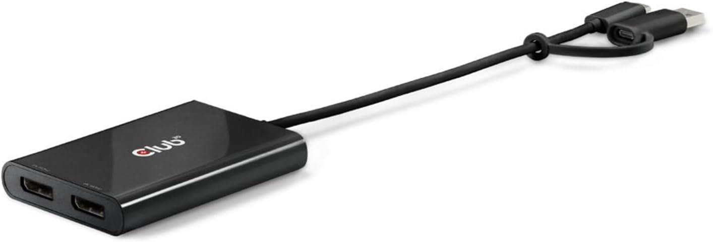 64329944-10bc-44b6-86e7-5810219fc23a I/O ADAPTER USB-C TO DP/DUAL CSV-1478 CLUB3D - Image 1