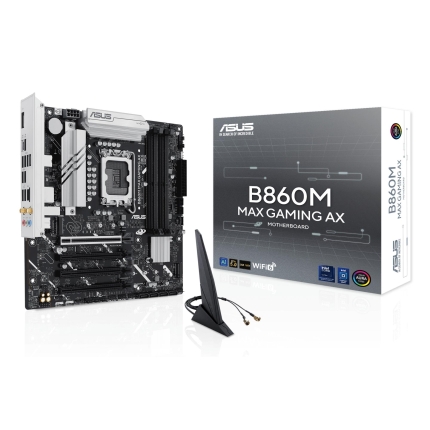 Mainboard ASUS Intel B860 Express LGA1851 Micro-ATX Memory DDR5 Memory slots 4 B860MMAXGAMINGAX