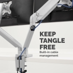 MONITOR ACC ARM DUAL/SILVER 8056501 FELLOWES - Image 5
