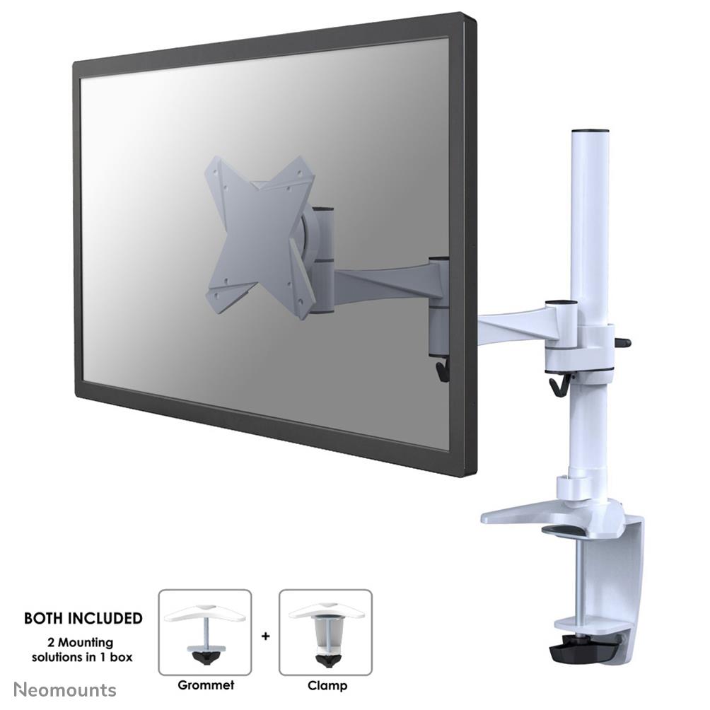 6a83305e-fbe4-43fb-a574-183a03a8fd1a TV SET ACC DESK MOUNT 10-24"/FPMA-D1330WHITE NEOMOUNTS - Image 1
