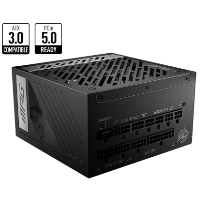 Power Supply MSI 850 Watts Efficiency 80 PLUS GOLD PFC Active MPGA850GPCIE5