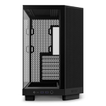 Case NZXT H6 Flow MidiTower Not included ATX MicroATX MiniITX Colour Black CC-H61FB-01