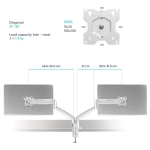 MONITOR ACC DESK MOUNT/13-32" WHITE G200-W ONKRON - Image 10