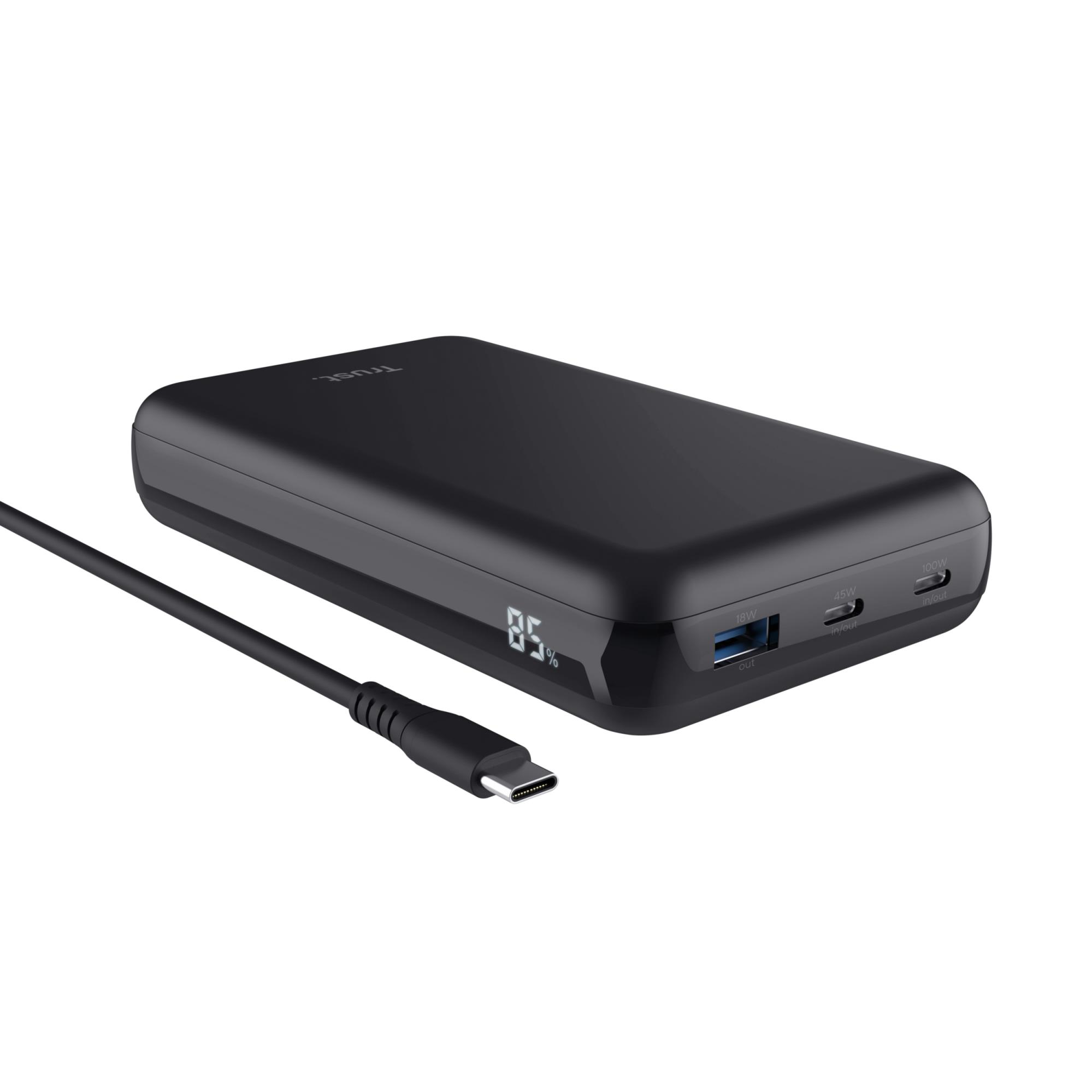 6cd9fe89-aadc-46e7-ae9f-9938bfe382d9 POWER BANK USB 100W LAPTOP/LARO 25240 TRUST - Image 1