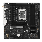 Mainboard ASROCK Intel B860 Express LGA1851 Micro-ATX Memory DDR5 Memory slots 4 B860MPRO-AWIFI - Image 3