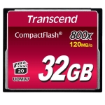 MEMORY COMPACT FLASH 32GB/800X TS32GCF800 TRANSCEND - Image 2