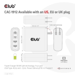 MOBILE TRAVEL CHARGER USB-C/100W CAC-1912EU CLUB3D - Image 8