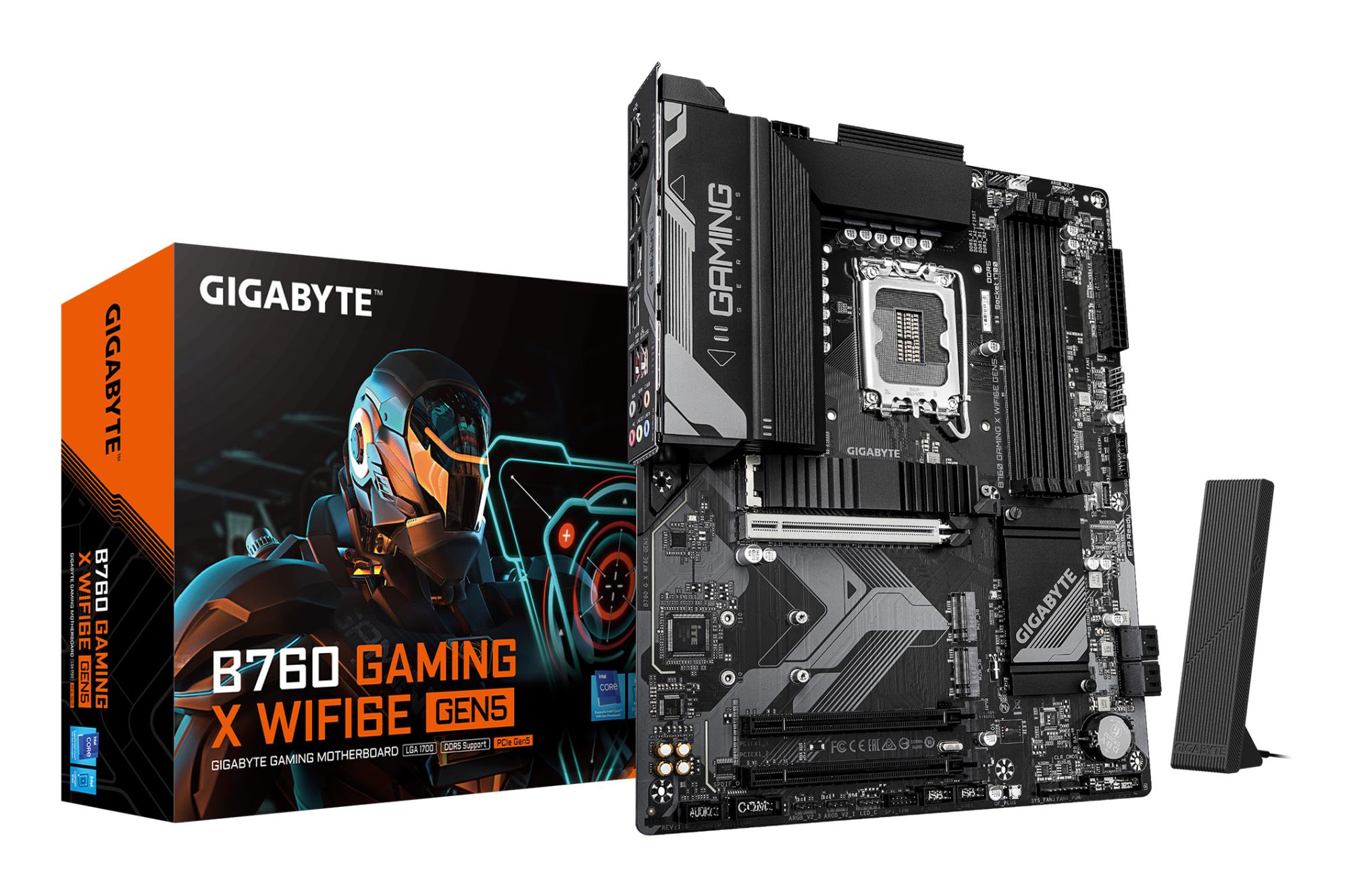 71c39e16-3190-41f3-bd66-d3760bfc8003 Mainboard GIGABYTE Intel B760 Express LGA1700 ATX Memory DDR5 B760GXWF6EGEN5 - Image 1