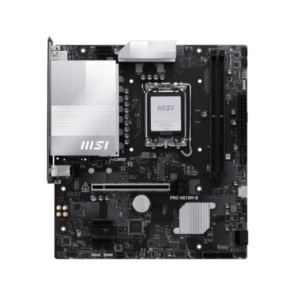 Mainboard MSI Intel H810 LGA1851 Micro-ATX Memory DDR5 Memory slots 2 PROH810M-B