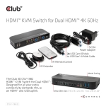 VIDEO SWITCH KVM HDMI 2PORT/CSV-1382 CLUB3D - Image 8