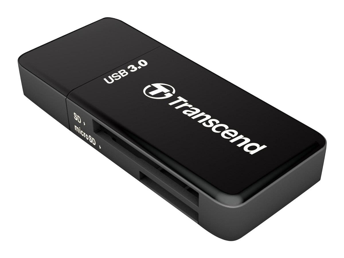 761ad341-6990-414c-a090-9b6f25d347e2 TRANSCEND MEMORY READER FLASH USB3 BLACK/TS-RDF5K TRANSCEND - Image 1