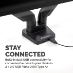 MONITOR ACC DESK MOUNT DUAL/PLATINIUM 8042501 FELLOWES - Image 4