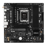 Mainboard ASROCK Intel B860 Express LGA1851 Micro-ATX Memory DDR5 Memory slots 4 B860MPRO-AWIFI - Image 2