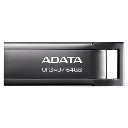 ADATA MEMORY DRIVE FLASH USB3.2 64GB/BLACK AROY-UR340-64GBK ADATA
