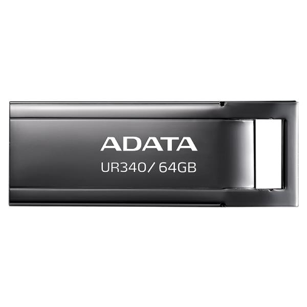 7ad6aa7c-3fb8-4ad7-89a3-9f6f1b77bd31 ADATA MEMORY DRIVE FLASH USB3.2 64GB/BLACK AROY-UR340-64GBK ADATA - Image 1