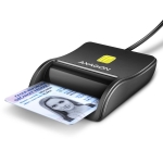 AXAGON CARD READER FLAT SMARTCARD/USB2.0 1.3M CRE-SM3N AXAGON