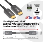 CABLE HDMI HIGH SPEED 10M/M/M CAC-1376 CLUB3D - Image 2