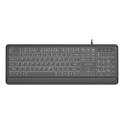GEMBIRD KEYBOARD MULTIMEDIA USB ENG/BLACK KB-UML-04 GEMBIRD