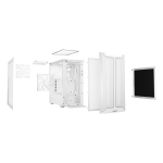Case BE QUIET PURE BASE 501 DX MidiTower Case product features Transparent panel Not included ATX MicroATX MiniITX Colour White BGW77 - Image 4