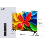 TV Set TCL 32 " HD 1366 x 768 pixels Flat 16:9 QLED 32V4C - Image 3