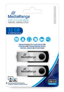 86bb644d-cff7-482c-9979-c0be4c259cbb MEDIARANGE MEMORY DRIVE FLASH USB2 32GB/MR911-2 MEDIARANGE - Image 1