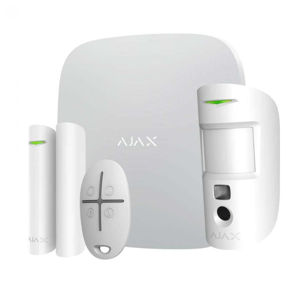 870a956b-83f1-4d5a-9f69-eeb6bd6f23f3 AJAX ALARM SECURITY STARTERKIT CAM/PLUS WHITE 38174 AJAX - Image 1
