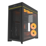 Case MONTECH HS01 PRO MidiTower Case product features Removeable HDD basket/Transparent panel Not included ATX MicroATX MiniITX Colour Black HS01PRO(B) - Image 4