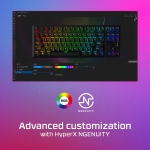 KEYBOARD ALLOY ORIGINS CORE/PBT HX AQUA 639N9AA#ABA HYPERX - Image 2