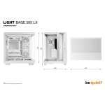 Case BE QUIET ATX/micro ATX/Mini-ITX White Midi Tower PC BGW86 - Image 8