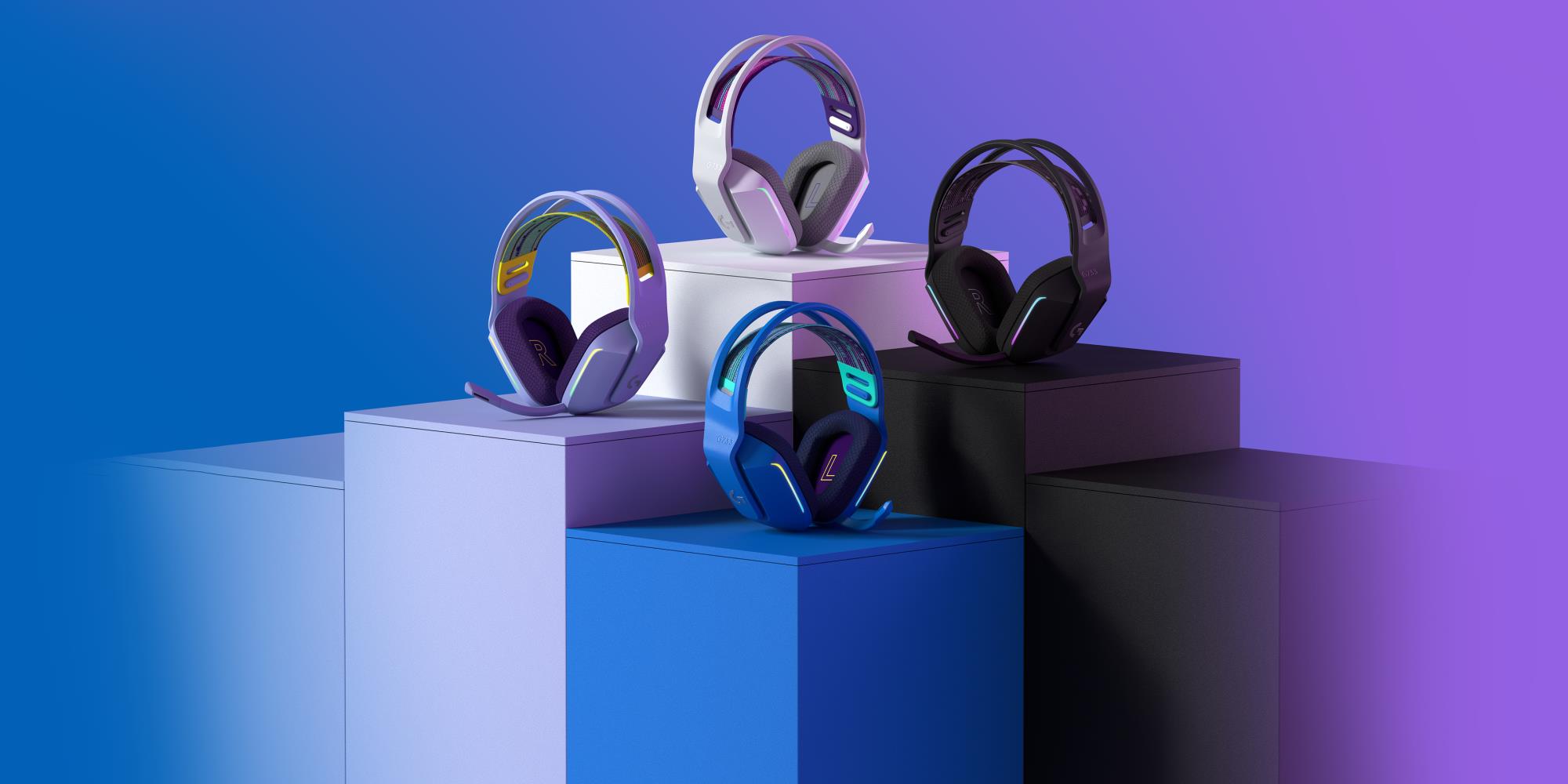 8df0c923-cee3-4399-bd1b-9502e02ddb04 HEADSET GAMING G733 WRL/LILAC 981-000890 LOGITECH - Image 1