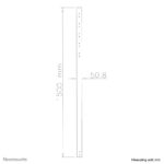 TV SET ACC MOUNT EXTENS. POLE/50KG FPMA-CP150BLACK NEOMOUNTS - Image 3