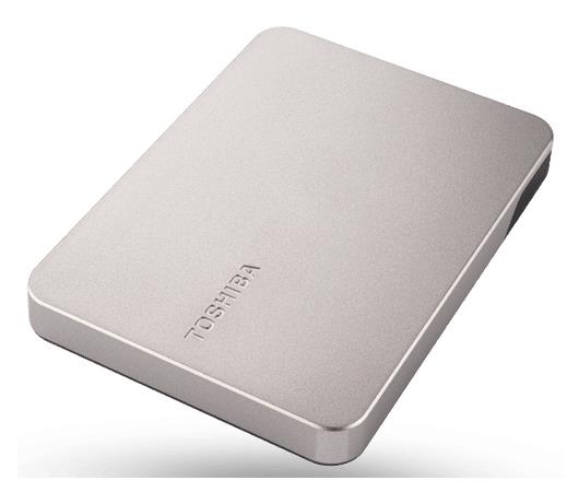 90779e2e-d7fa-4231-ae0c-c4afa696c589 External HDD TOSHIBA 1000 GB Colour Silver HDTX210ESCAA - Image 1