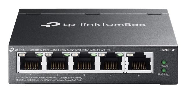 90823bbd-c266-49e2-9aa2-4abaa78c0dfa TP-LINK Switch|TP-LINK|OMADA|TP-LINK OMADA ES205GP|PoE ports 4|ES205GP - Image 1